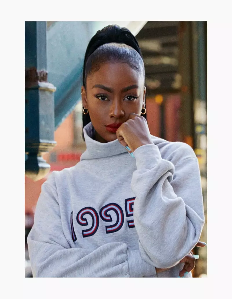 H&M-k Justine Skye abeslaria jotzen du arropa lankidetzarako