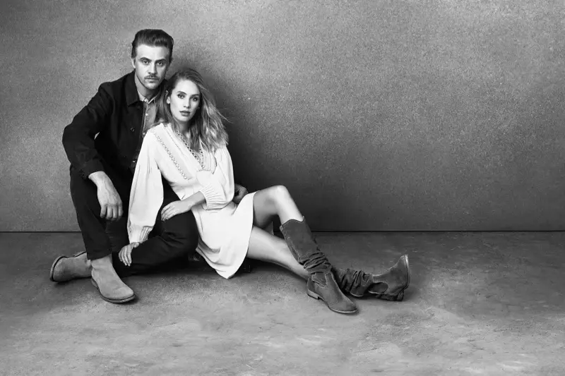 Boyd Holbrook a Dylan Penn sy’n serennu yn ymgyrch hydref-gaeaf 2016 Frye