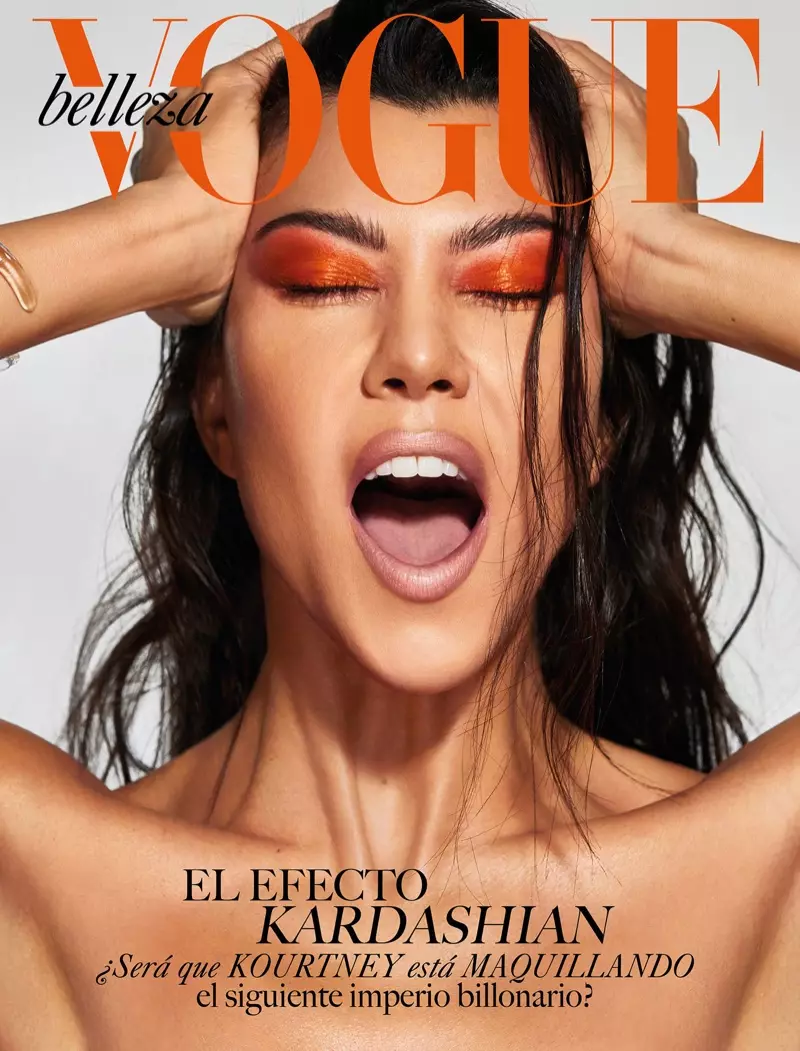 Kourtney Kardashian a Vogue Mexico Beauty 2019. áprilisi borítójához