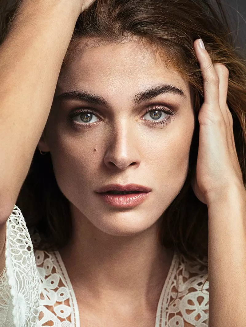 Elisa Sednaoui Models Relaxed Looks for Woman Spain