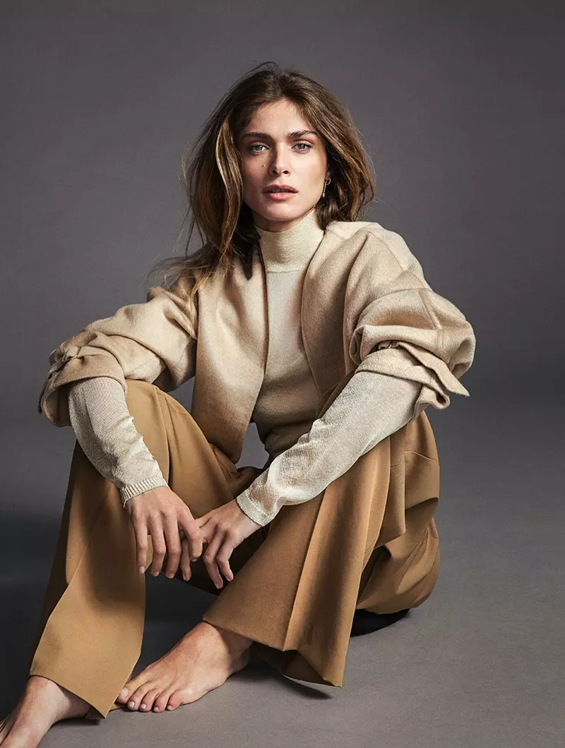 Elisa Sednaoui Models Relaxed Looks for Woman Spain