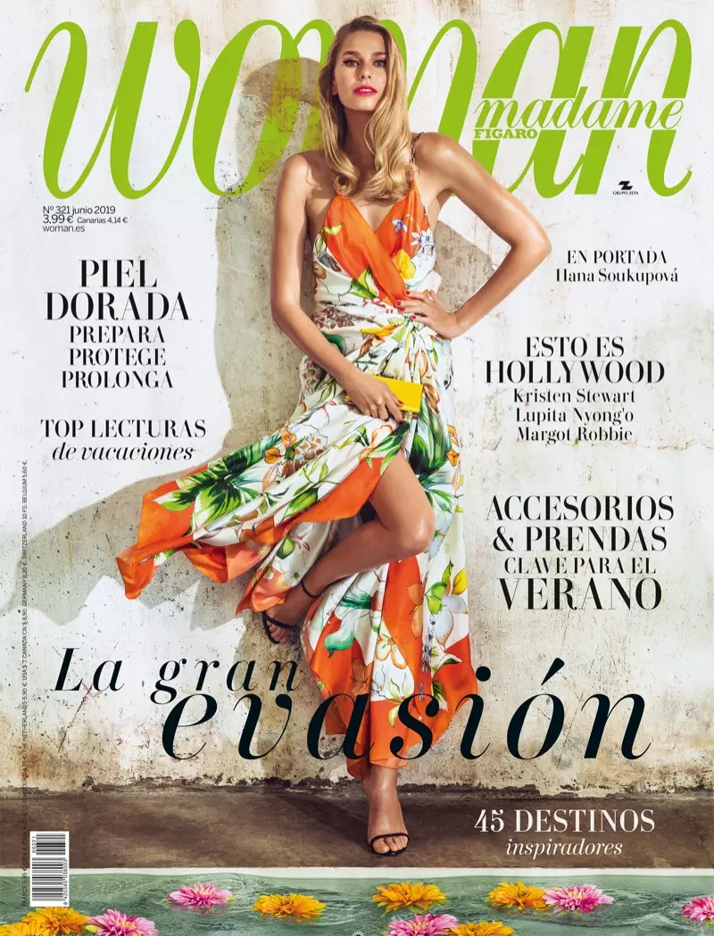 Hana Soukupova Woman Spain Richard Ramos Cover Editorial