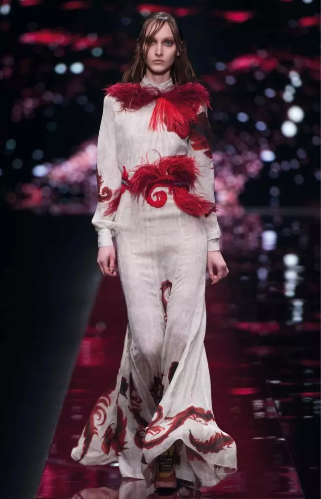 'n Voorkoms uit Just Cavalli se winter 2015-versameling