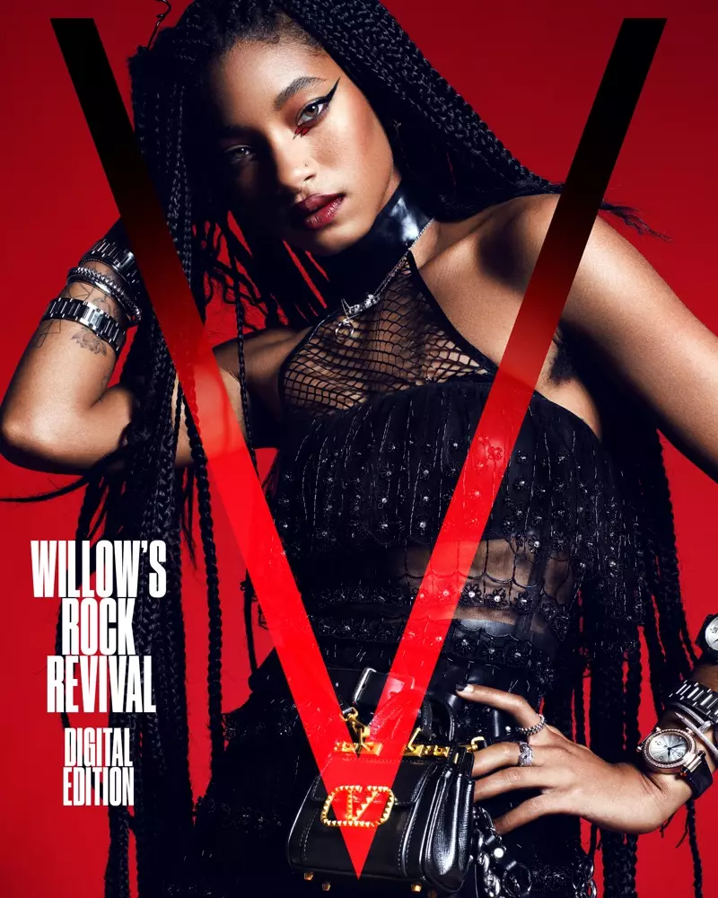 Willow Smith ao amin'ny V Magazine Digital 2021 Cover. Sary: Courtesy of V Magazine / Domen & Van de Velde