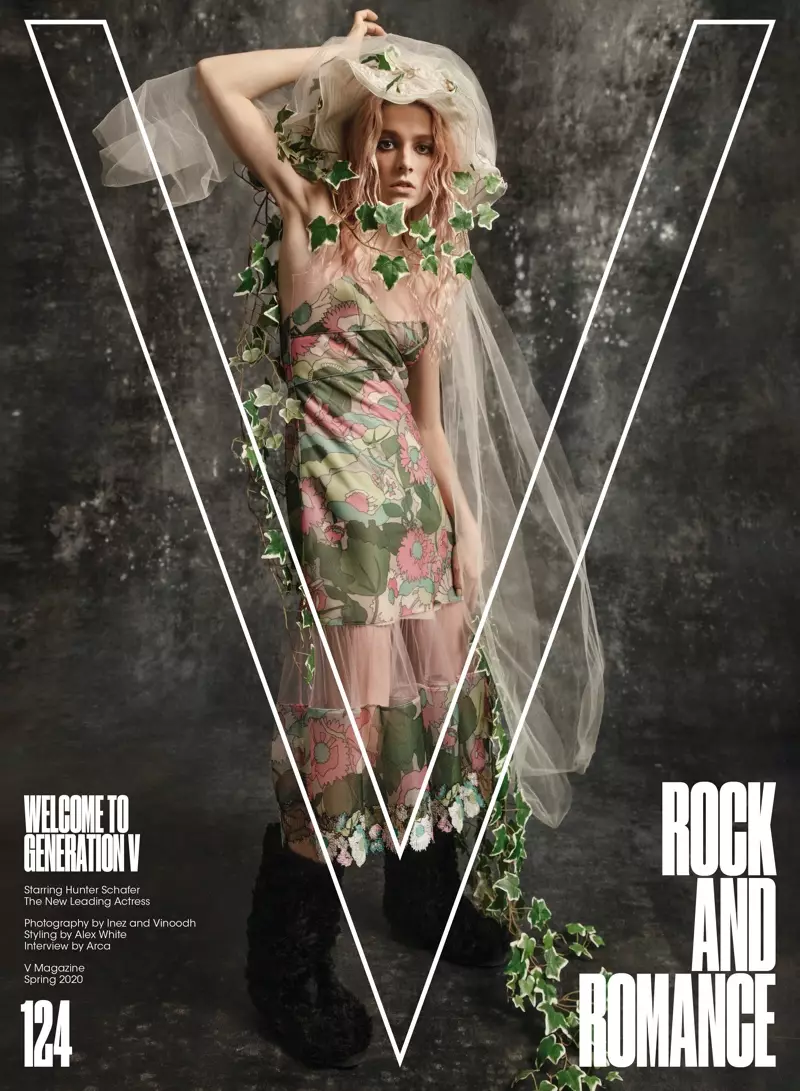 Hunter Schafer op V Magazine #124 Spring 2020 Cover