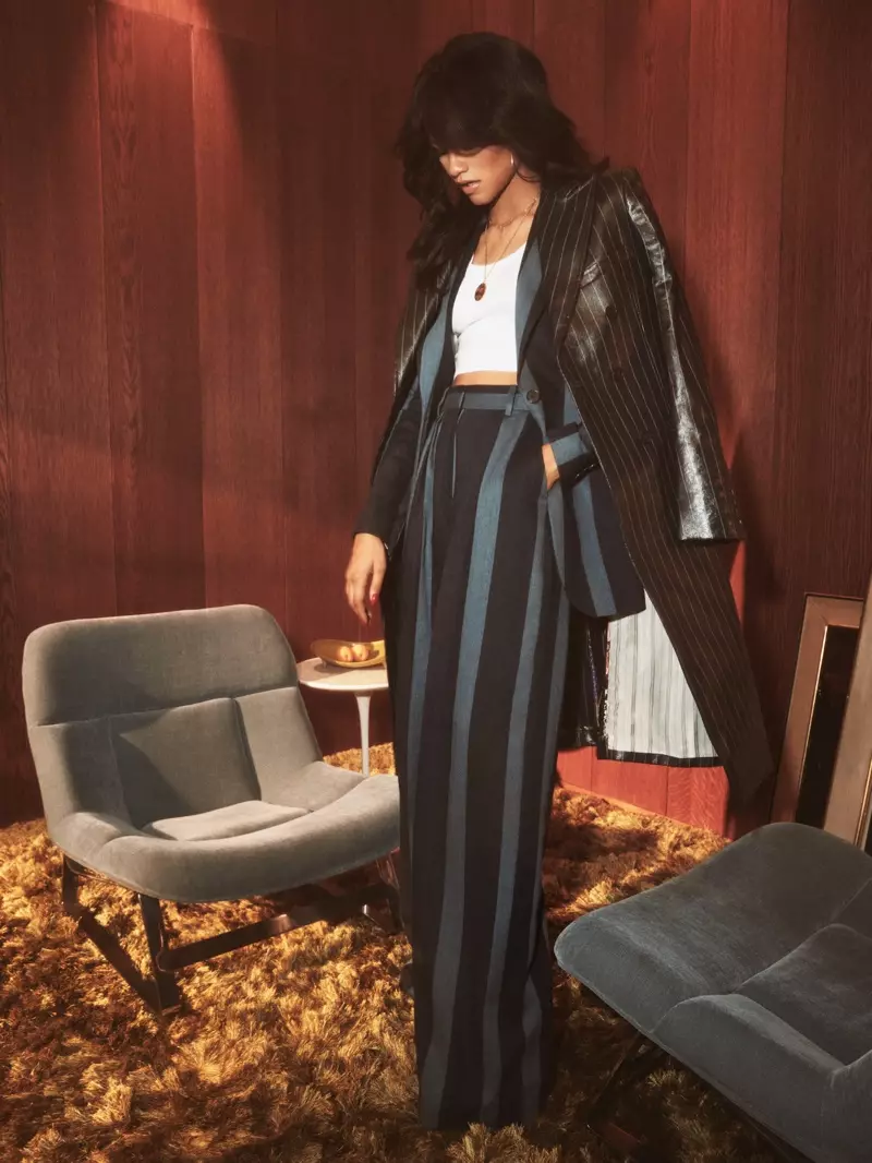 Um look da coleção Tommy x Zendaya primavera 2019