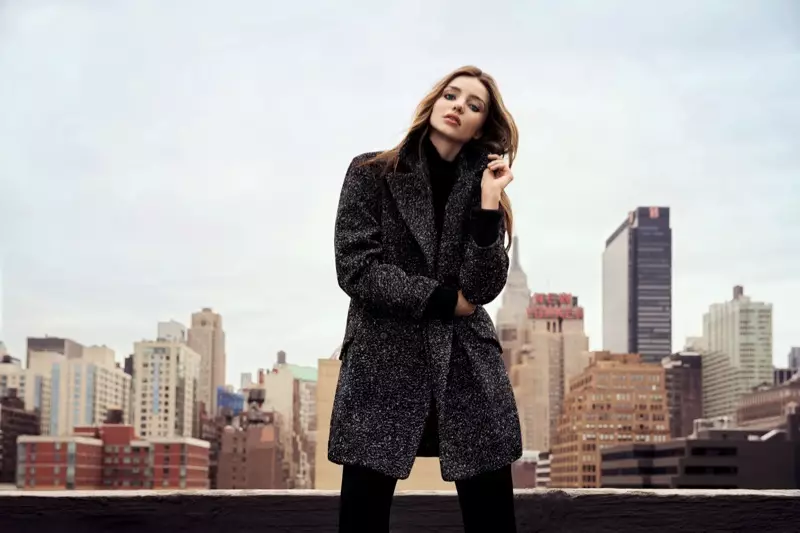 Miranda Kerr posa per Inez e VInoodh nella campagna invernale 2013 di Mango