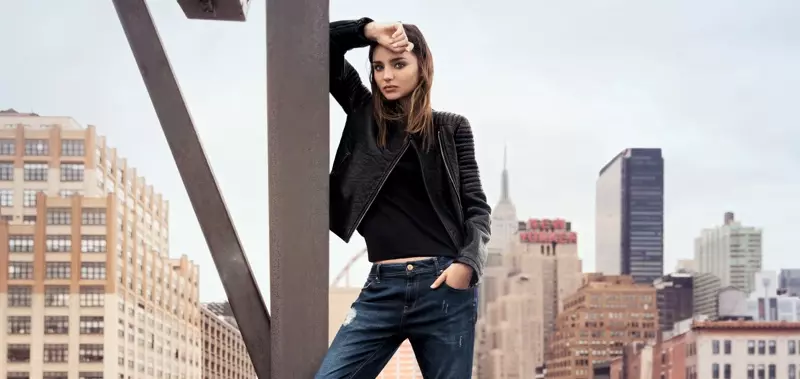 Nag-pose si Miranda Kerr para kay Inez at VInoodh sa Mango's Winter 2013 Campaign