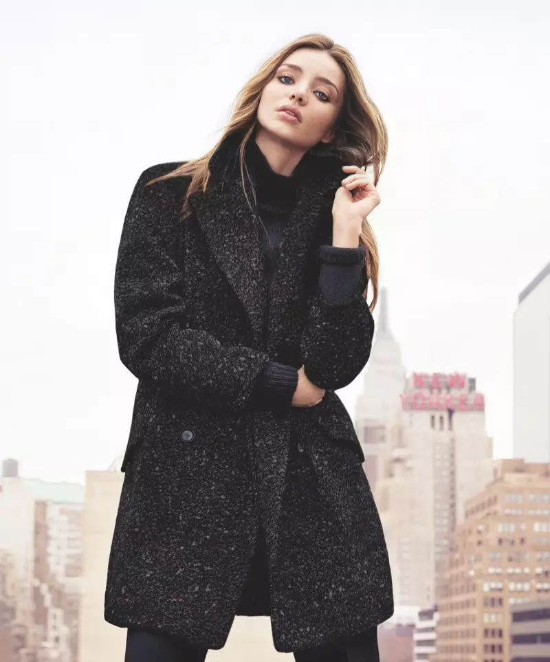 Miranda Kerr kwadoro maka Inez & VInoodh na mkpọsa Mango Winter 2013