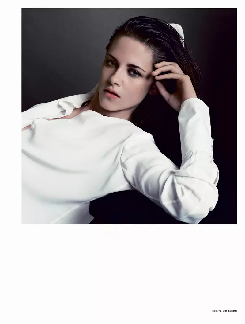 Kristen Stewart Anapozi kwa ajili ya Inez na Vinoodh kwenye Jarida la V Magazine #81