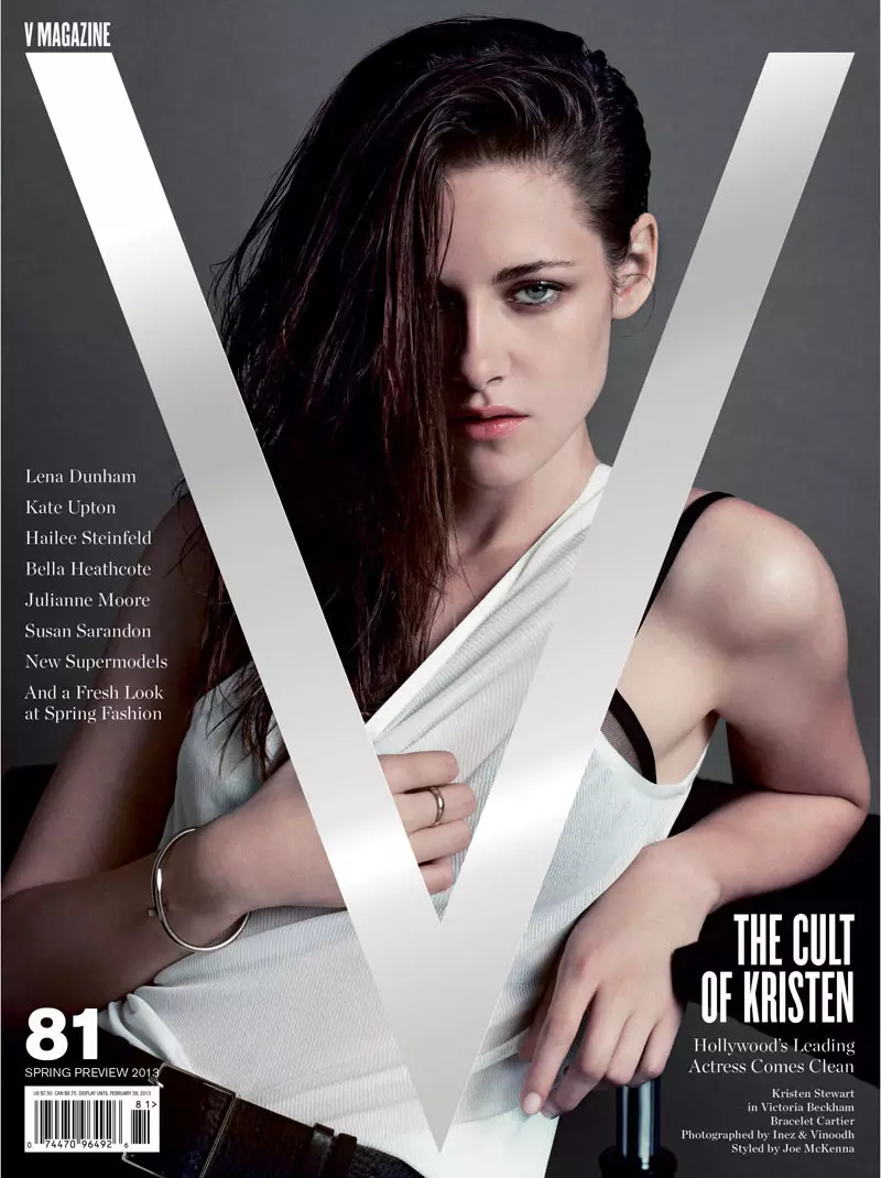 Kristen Stewart Anomiririra Inez naVinoodh muKavha Shoot yeV Magazine #81