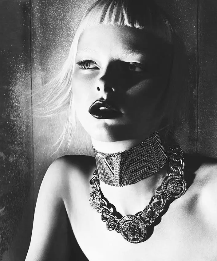 Elza Luijendijk è Gothic Glam per la campagna Versace Autunno 2012 di Mert & Marcus