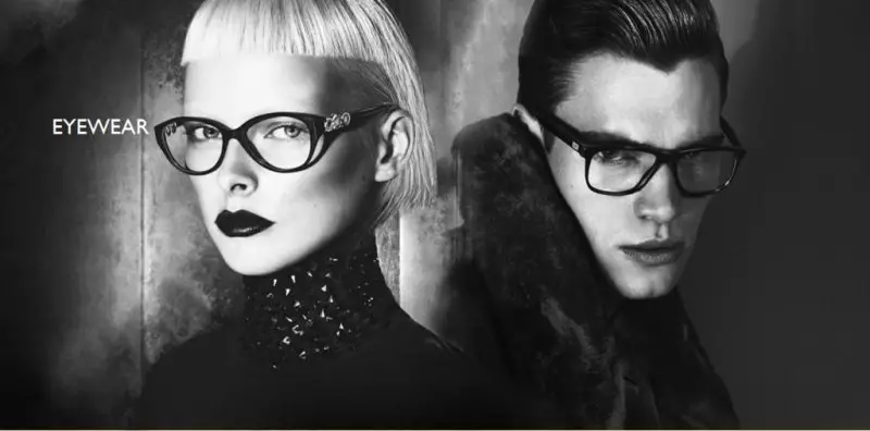 Elza Luijendijk è Gothic Glam per la campagna Versace Autunno 2012 di Mert & Marcus