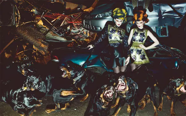 Givenchy i intervju juni/juli 2011 av Steven Klein