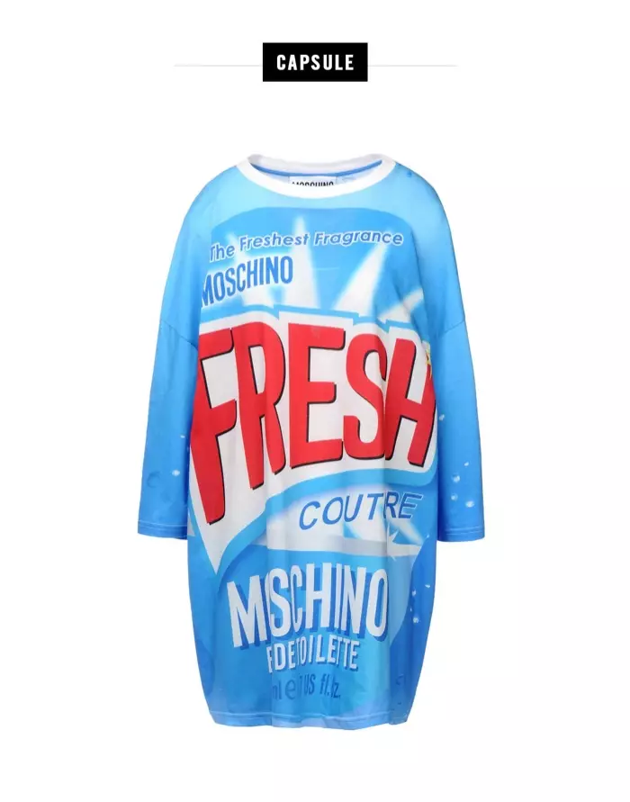 Moschino ತಾಜಾ ಸಣ್ಣ ಉಡುಗೆ