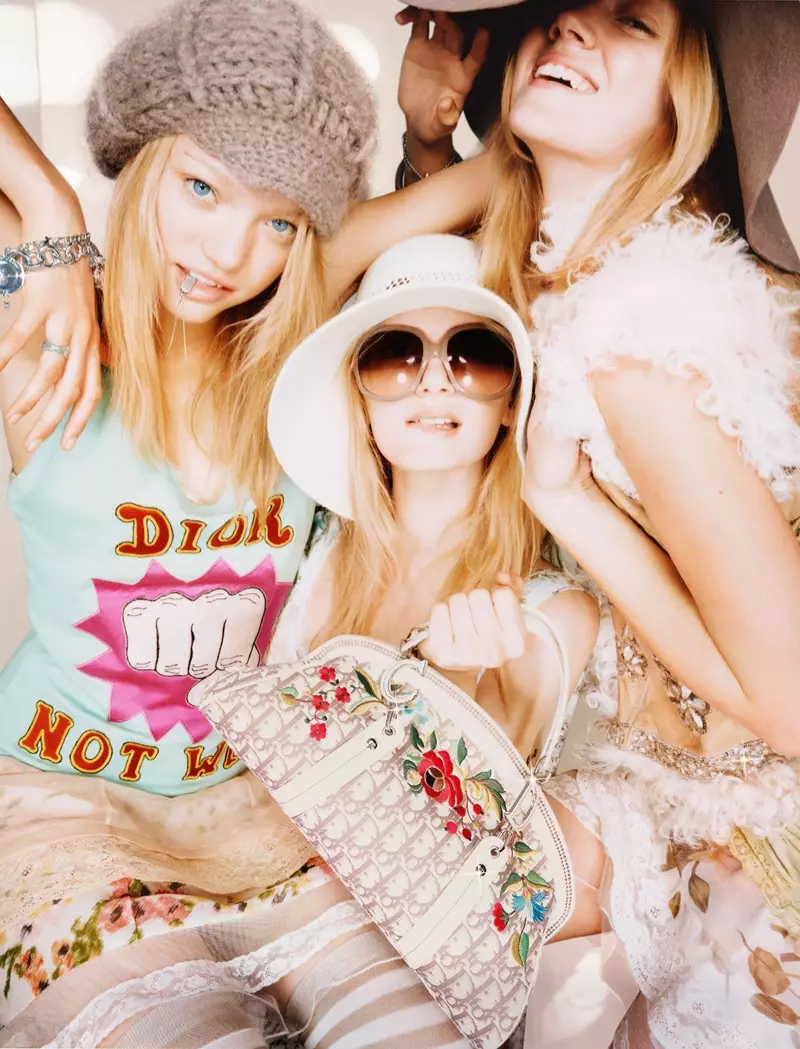 Gemma, Lily + Lindsay in Released Dior Images from 2005