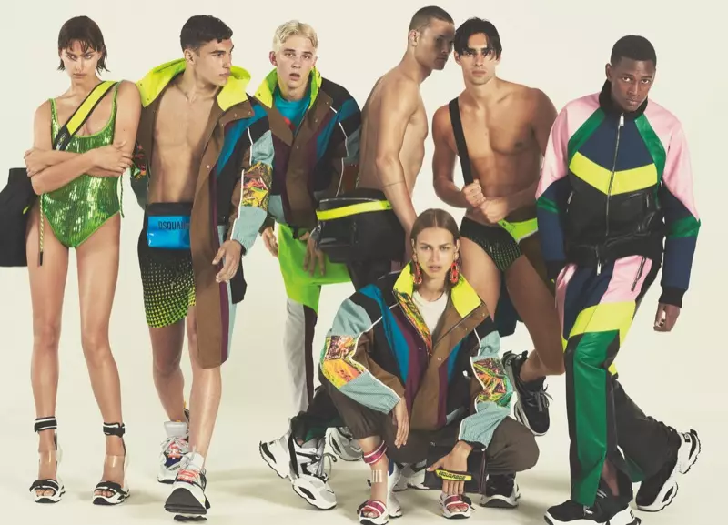 Mert & Marcus sary fanentanana DSquared2 lohataona-fahavaratra 2019