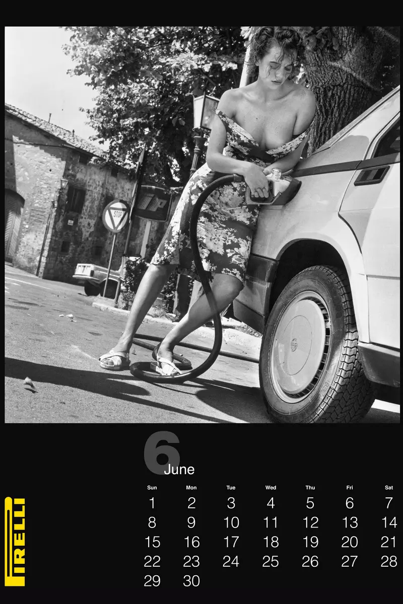 I-Pirelli Ifaka I-Vintage Helmut Newton Izithombe ze-2014 Calendar