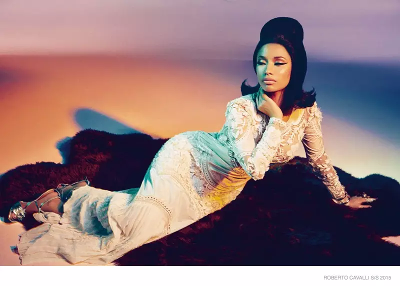 Nicki Minaj dla kampanii reklamowej Roberto Cavalli wiosna 2015