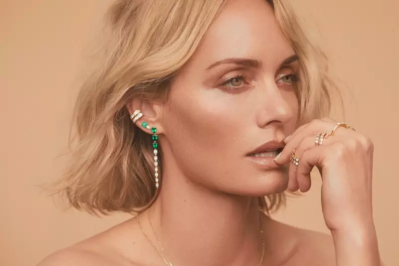 Amber Valletta Anita Ko Jewelry Campaign