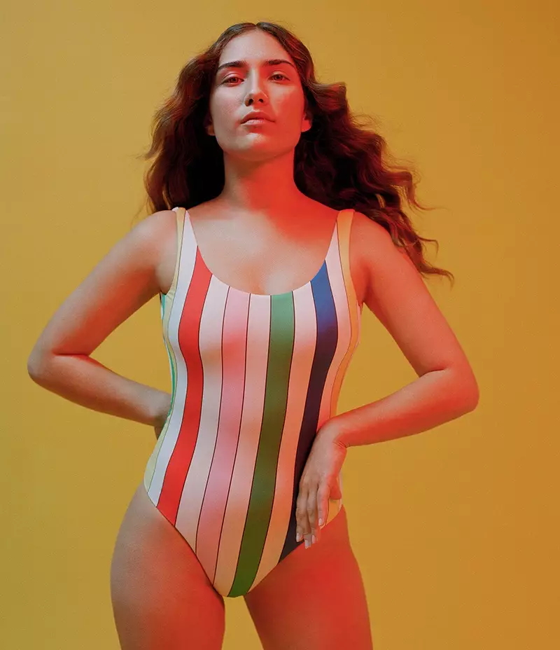 Onia Kelly Striped One-Piece Swimsuit