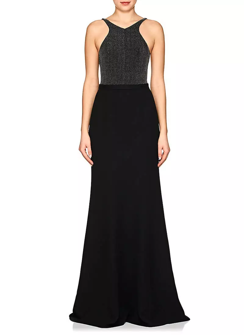 Narciso Rodriguez Studded Silk Crepe Gown $ 3.995