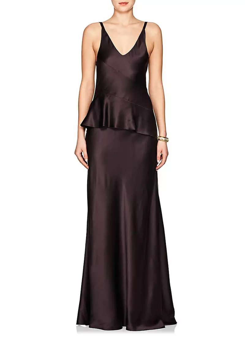 Narciso Rodriguez Silk Charmeuse Peplum Gown $2.995