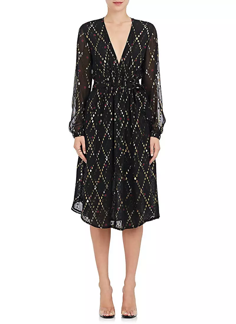 A.L.C. Samantha Silk-Blend Midi Dress $625