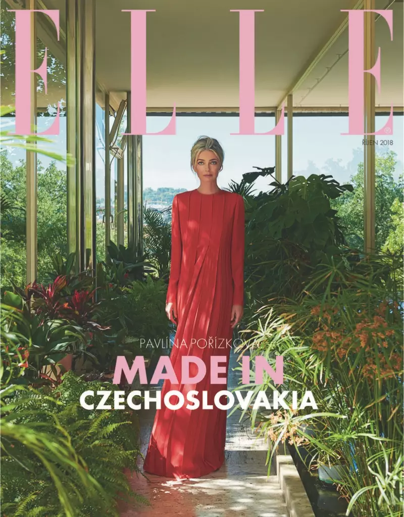 Paulína Porizková pózuje v elegancii hľadá ELLE Czech