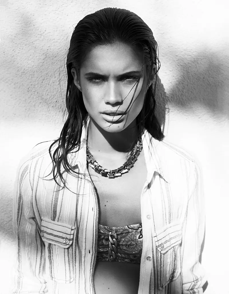 Sara Sampaio L'Officiel Turkiya uchun salqin tutadi 2013 yil iyun, Emre Dogru