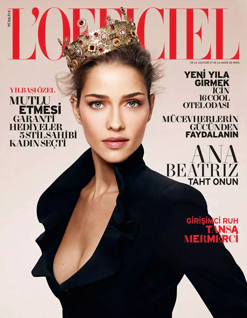 Ана Беатрис Барос доби крал во L'Officiel Turkey Снимање од Емре Догру