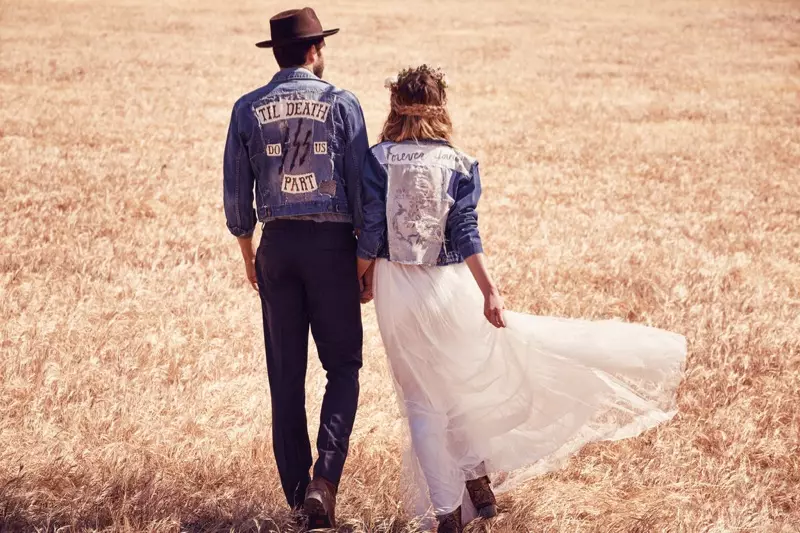 FP offre anche giacche di jeans per l'abbigliamento del giorno del matrimonio