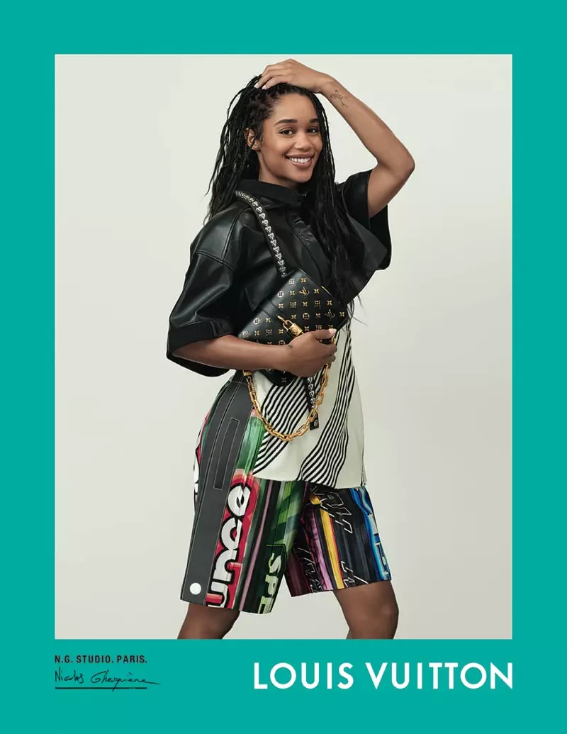 Laura Harrier pozira za kampanju Louis Vuitton proljeće-ljeto 2021.