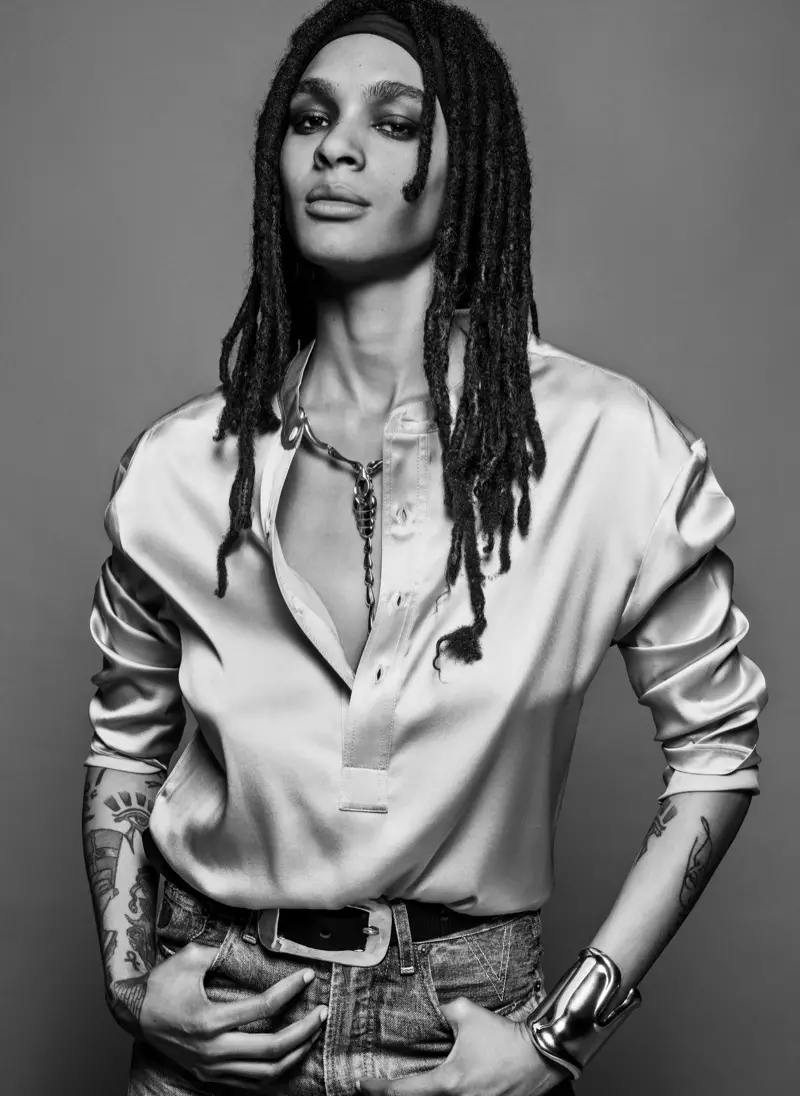 Nyja Abdullah. Bildo: Ĝentileco de V Magazine / Inez & Vinoodh