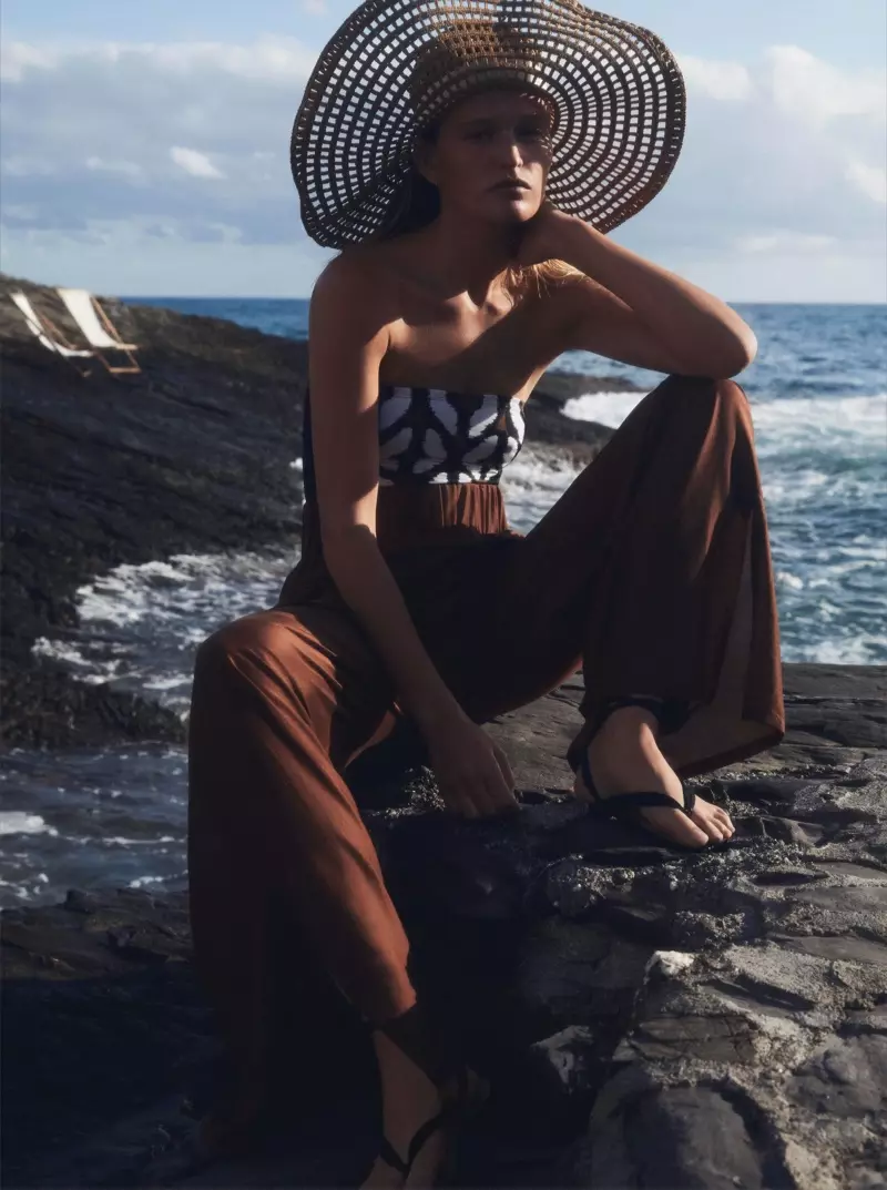 Pokello ea Max Mara Beachwear ea selemo-lehlabula 2021.