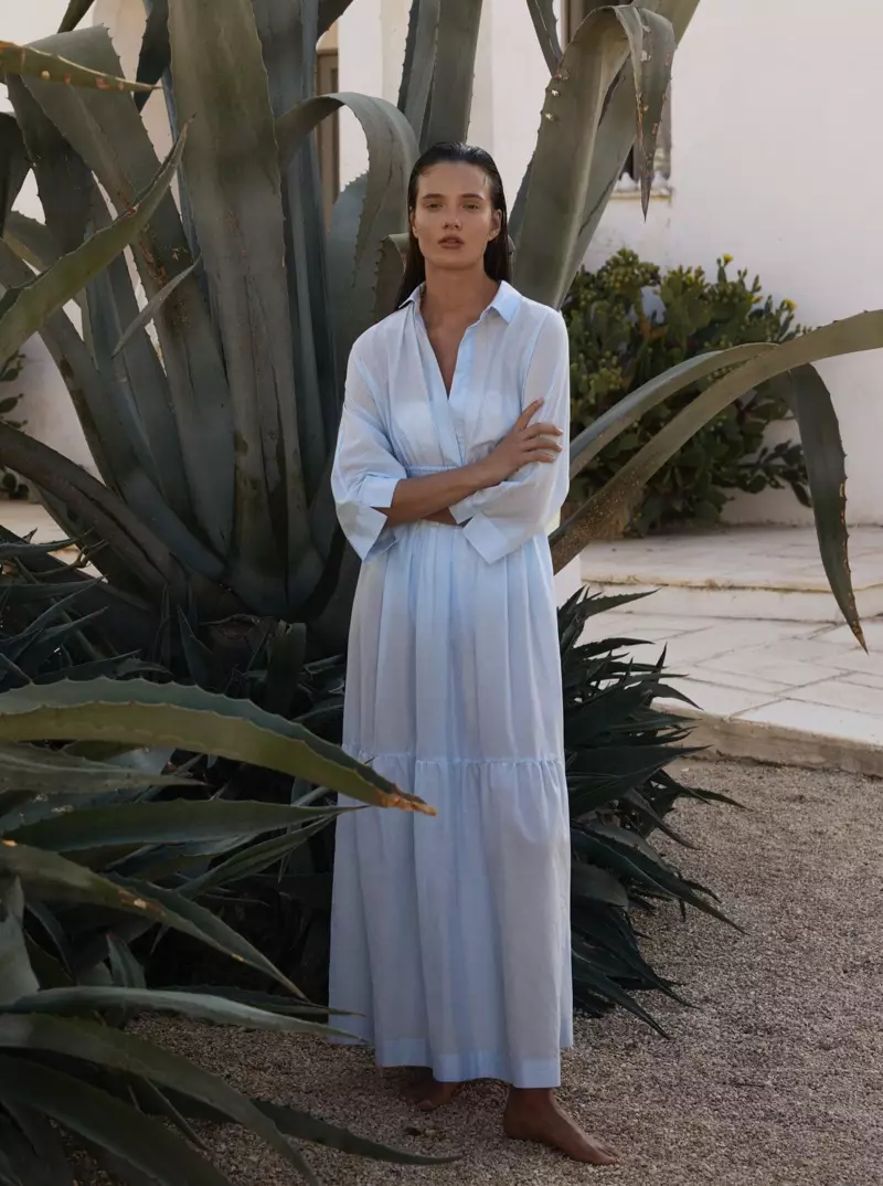 Max Mara Leisure Beachwear 2020 春夏系列造型图