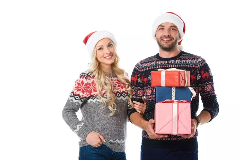 Ugly Christmas Sweaters Couple Gifts