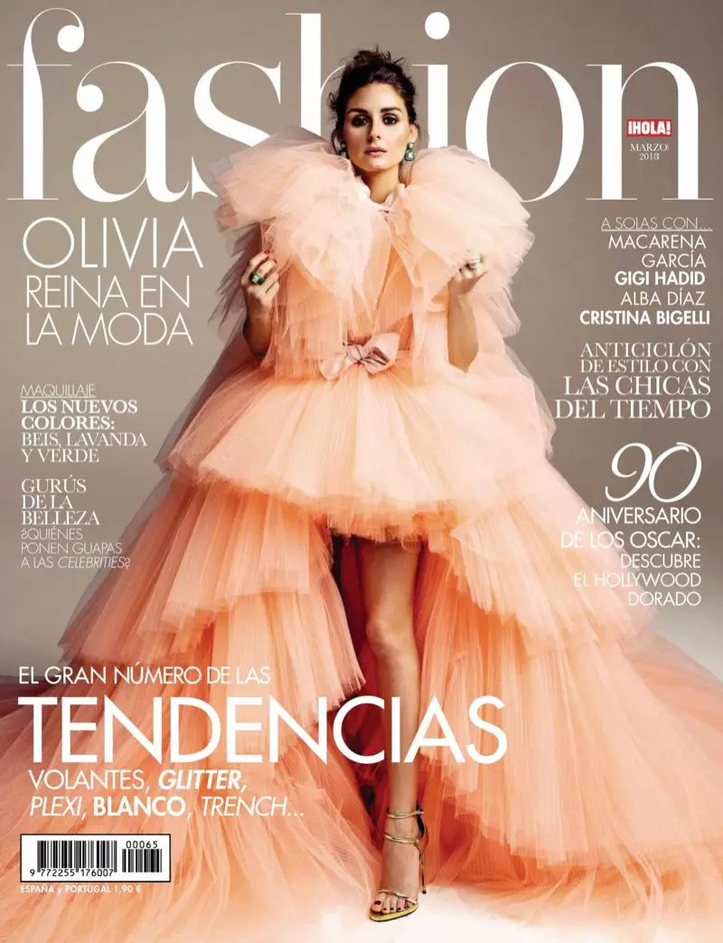 Olivia Palermo en Hola! Portada Moda Marzo 2018