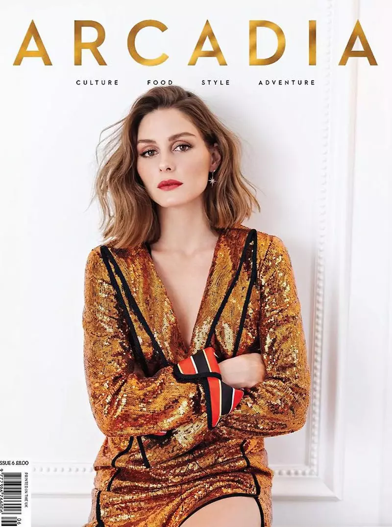 Olivia Palermo ຢູ່ໜ້າປົກວາລະສານ Arcadia Spring 2018