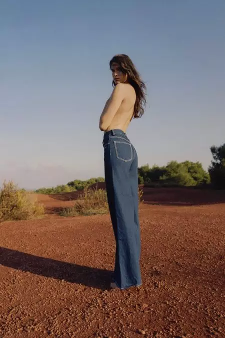 Vanessa Moody minimaliai vertina „Off-White Denim Resort '19“ kampaniją