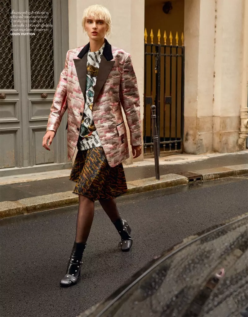 Oliwia Lis poserer i cool Street Style for ELLE Thailand