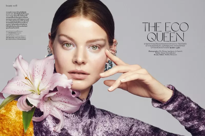 Carolin Loosen Embraces Eco Beauty pre ELLE Thailand