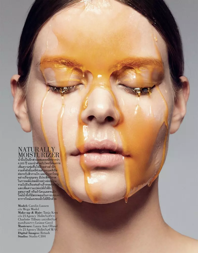 Carolin Loosen Embraces Eco Beauty for ELLE Thailand