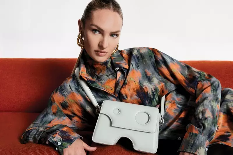 Candice Swanepoel Off-White Burrow Bag Campaign