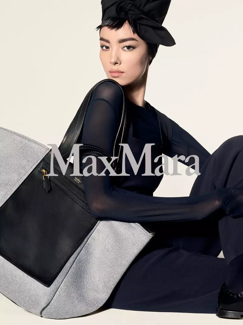 Zdjęcie z przedjesiennej kampanii reklamowej Max Mara 2018