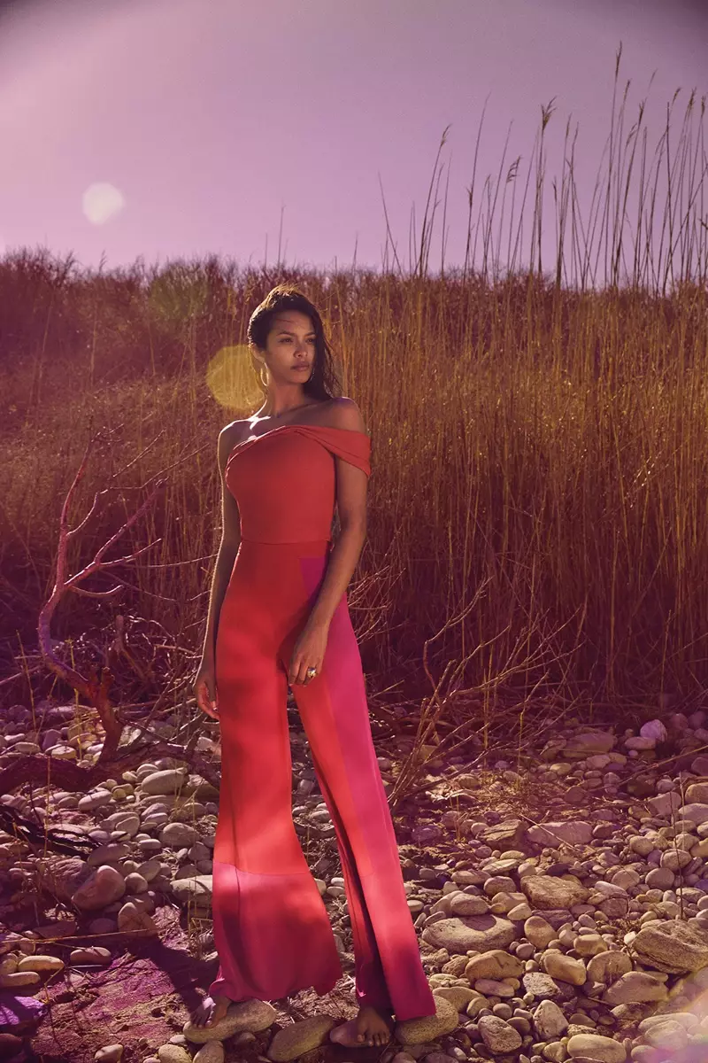 Lais Ribeiro imponerer i Cushnie et Ochs kampagne før efteråret 2018