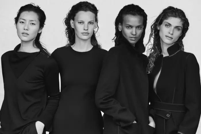 Peteris Lindberghas fotografuoja Giorgio Armani 2016 m. rudens-žiemos kampaniją