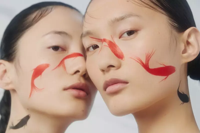 Chunjie Liu & Liu Huan Harper’s Bazaar China Beauty Editorial