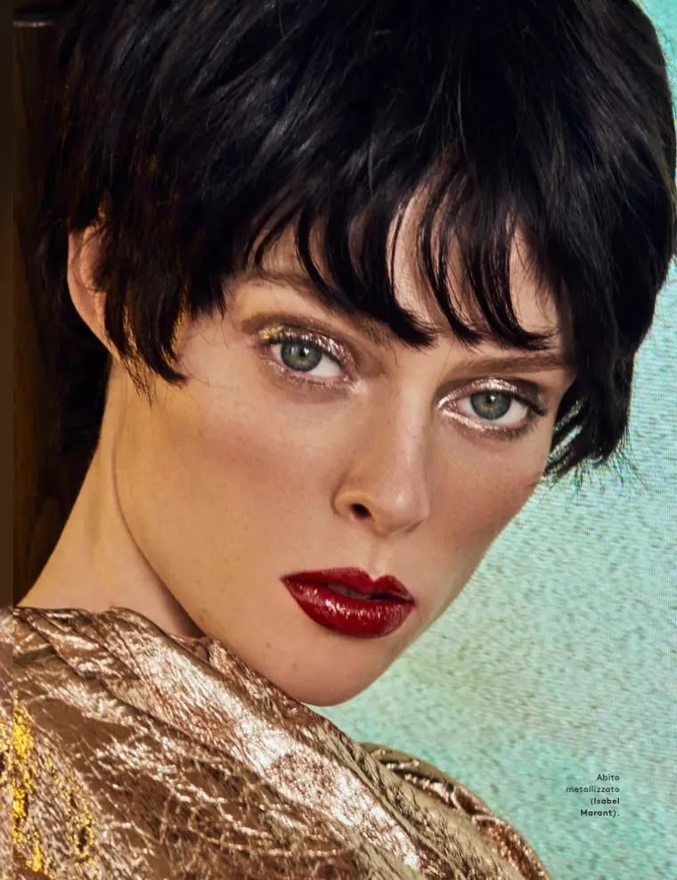 Coco Rocha Fa'ata'ita'iga Retro Style mo Grazia Italia