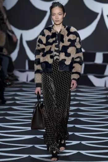 Diane von Furstenberg 2014 m. ruduo/žiema | Niujorko mados savaitė